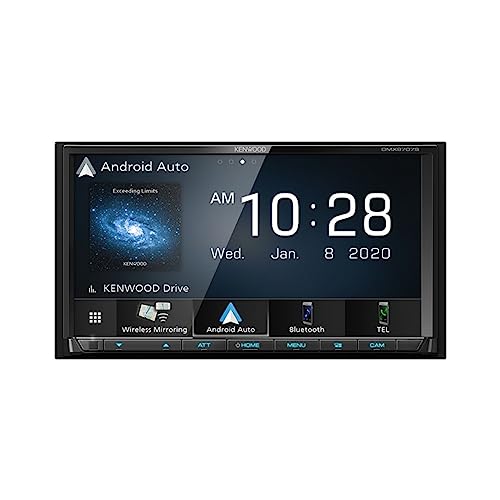 KENWOOD DMX9707S 6.95-Inch Capacitive Touch Screen, Car Stereo, Wired and Wireless CarPlay and Android Auto, Bluetooth, AM/FM Radio, MP3 Player, USB Port, Double DIN, 13-Band EQ, SiriusXM KENWOOD DMX9707S 6.95-Inch Capacitive Touch Screen, Car Stereo, Wired and Wireless CarPlay and Android Auto, Bluetooth, AM/FM Radio, MP3 Player, USB Port, Double DIN, 13-Band EQ, SiriusXM